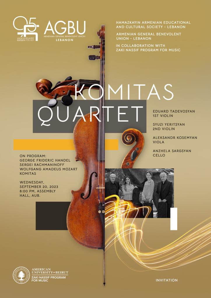 Musical Concert by "Komitas Quartet"