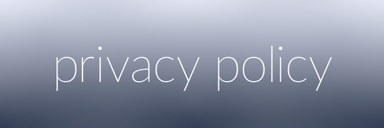 Subtle inky gradient with the words privacy policy in the middle.